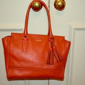 Red Coach Candace Bag